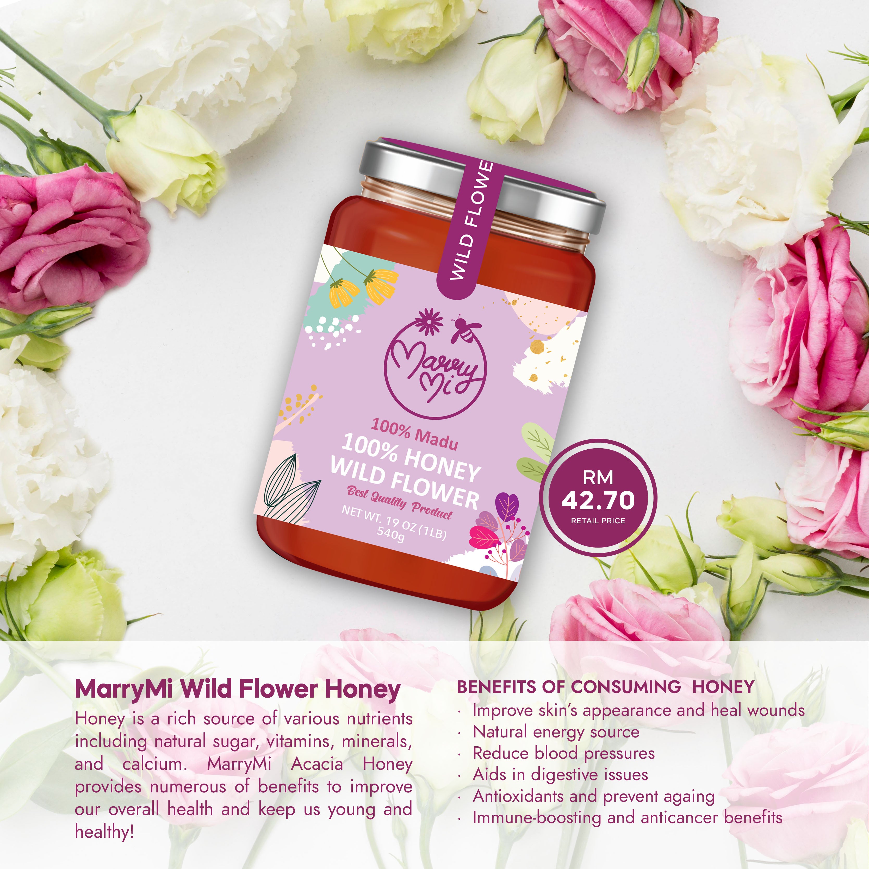 MarryMi Wildflower Honey